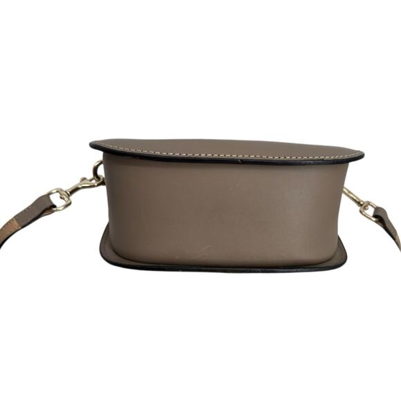 Dooney & Bourke Saddle Bag Crossbody Beige Leather Old Money Equestrian - Picture 11 of 16